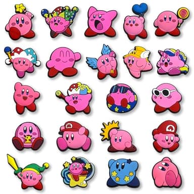 Cartoon Shoe Decoration Charms for Croc Clog Sandals (Red)