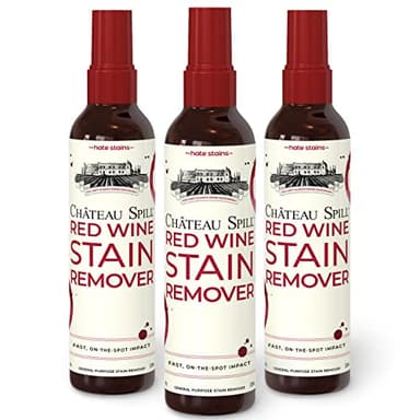 Chateau Spill Wine Stain Remover Spray - Clothes & Laundry Stain Remover - Wine Carpet Cleaner - EPA Safer Choice Certified - 4 Fl Oz (Pack of 3)