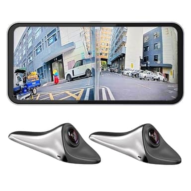 GRLATG car Blind spot Camera and car Blind spot Display System, Blind spot Driving Recorder, Blind spot Assistance, Blind spot Monitoring BSM, Camera Monitoring System CMS, HD Night Vision
