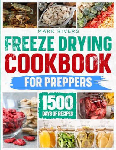 Freeze Drying Cookbook For Preppers:: The Ultimate Guide to Freeze Dry and Preserve Nutrient Dense Food Safely at Home to Be Prepared for the Worst of Catastrophes