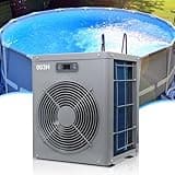 ICEFLY Pool Heater for Above Ground Pool, 12000 BTU Mini Swimming Pool Heat Pump, 3.5 kW Electric Pool Heater with Titanium Heat Exchanger, Heat Pump Pool Heater, Up to 2000 Gallons, 110V/60Hz, 003HIF