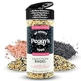 My Secrets Peggy's Food Everything Bagel Seasoning – Contains Himalayan Pink Salt – 4.5 Oz – Easy Sprinkle – Multipurpose & Versatile – Flavorful & Delicious