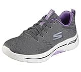 Skechers Women's Go Walk Arch Fit Unify Sneaker, Gray/Lavender, 9