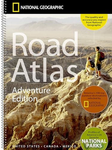 National Geographic Road Atlas 2026: Adventure Edition [United States, Canada, Mexico]