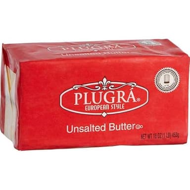 PLUGRA BUTTER UNSALTED EUROPEAN STYLE (16 OZ) - PACK OF 4