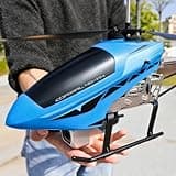 SREJNGL Large 72CM 4K Dual Camera Remote Control Helicopter, Alloy Drop-Proof RC Helicopter with Colored LED Light, Night Sky Flight Gifts for Teens, Boys and Girls