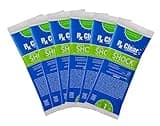 Rx Clear Mega Shock | 73% Calcium Hypochlorite | Kills Algae in Swimming Pools | Works As Pool Sanitizer Clarifier and Algicide | One Pound Bags | 6 Pack