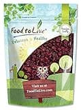 Food to Live Dried Cranberries, 2.5 Pounds – Raw, Kosher, Vegan, Lightly Sweetened and Coated with Sunflower Oil, Unsulfured, Bulk