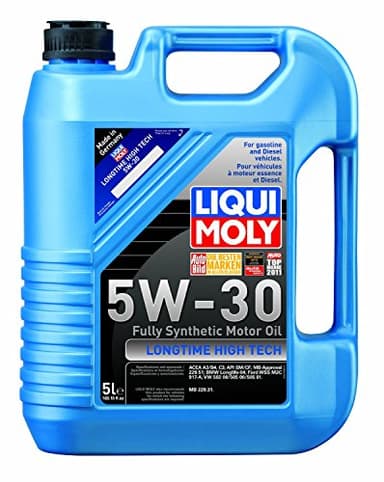 Liqui Moly (2039-4PK) Longtime High Tech 5W-30 Synthetic Motor Oil - 5 Liter, (Pack of 4)
