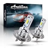Antline Super Bright H7 H7LL LED Bulb 6000K White Newest Version 3570 CSP-Chips LED Fog Lights DRL Replacement (Pack of 2)