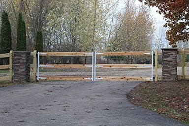 Estate Swing DIY Wooden Gate Frame Kit (Dual Frame kit) up to 20ft in Width (up to 10ft Each Side)