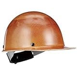 MSA 816651 Skullgard Cap Style Safety Hard Hat with Swing Ratchet Suspension | Non-slotted Cap, Made of Phenolic Resin, Radiant Heat Loads up to 350F - Standard Size in Tan
