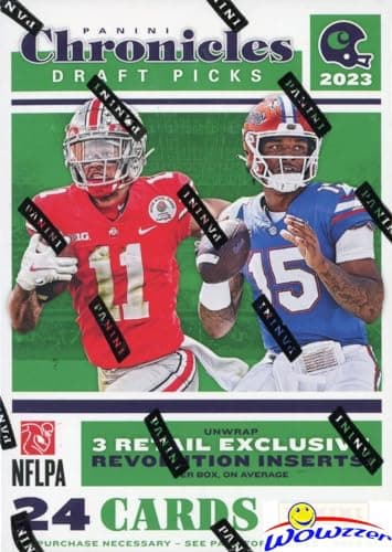 2023 Panini Chronicles Draft Picks NFL Football Trading Cards Blaster Box