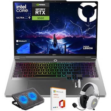 Lenovo Legion 5i 16" Gaming Laptop, WQXGA 240Hz Display, Intel Core Ultra 9-275HX, NVIDIA GeForce RTX 5060, 32GB DDR5 RAM, 1TB SSD, Wi-Fi 7, RGB Backlit, Win 11 Pro, w/Mytrix Accessory Lifetime Office