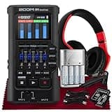 Zoom R4 Multitrak - 32-Bit Float Recorder, 4-Track Recording w/Stereo Bouncing, Dual XLR/TS Inputs with 2 XLR Cables, Rechargeable Batteries, Headphone w/Built-In Mic, Tripod, 64GB MicroSD & More