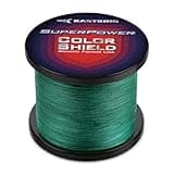 KastKing Superpower ColorShield Braided Fishing Line, Moss Green, 20LB, 150Yards, X4