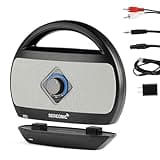 Portable Wireless TV Speakers for Smart TV - Ideal for TV Watching Without The Blaring Volume - Wireless Speakers Designed for Hard of Hearing and Seniors – Compatible with TV Streaming Audio