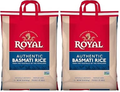 Authentic Royal Basmati White Rice, 15 lbs (Pack of 2)