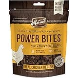 Merrick Power Bites Natural Soft And Chewy Real Meat Dog Treats, Grain Free Snack With Real Chicken Recipe - 6 oz. Bag
