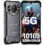DOOGEE S200 Rugged Smartphone 5G Unlocked, 32GB+256GB Android 14 Rugged Phone with 1.32" Rear Screen, 10100mAh Battery, 100MP+20MP Night Vision Camera, 6.72", 120Hz, NFC, 5G Dual SIM, ATT, Verizon