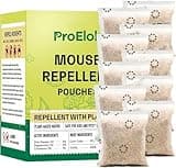 Mouse Repellent Pouches: Natural Rodent Repellent - Mice Repellent with Peppermint Oil - Mice Eliminator Pouches - Plant-Based Formula - Safe for Kids & Pets - for a Rodent-Free Home