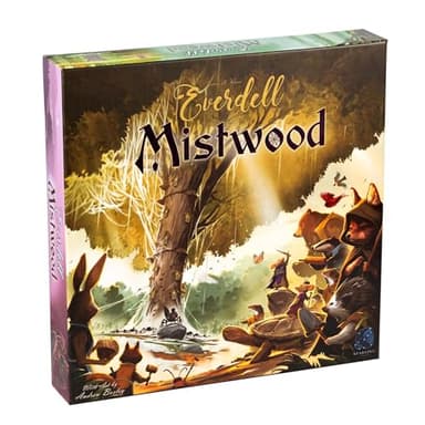 Everdell Mistwood Board Game Expansion - Solo & 2-Player Mode, Unique AI Villain, New Critter Meeples & Player Powers - Compatible with Everdell Base Game & Expansions