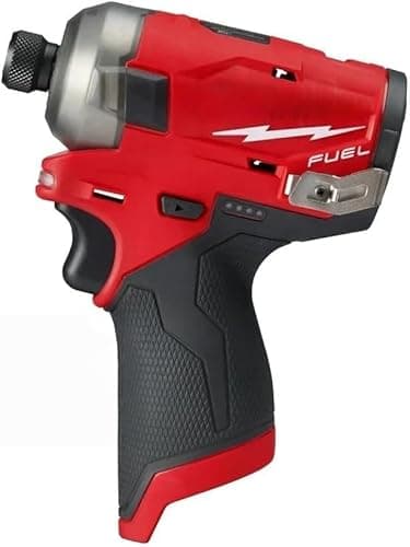 2551-20 Power Impact Drivers Cordless Impact Driver for Milwaukee M12 FUEL 12V 1/4" Hex Hydraulic Driver Red - Bare Tool