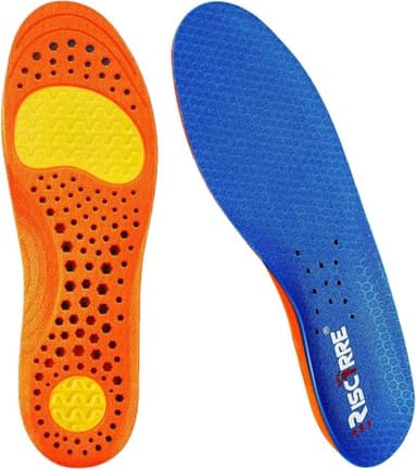 Risctrre Insoles for Men and Women- Support Shock Absorption Cushioning Sports Comfort Inserts, Breathable Shoe Inner Insole for Running Walking Hiking Working(L)