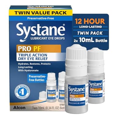 Systane PRO PF Multi-dose Preservative-Free Lubricant Eye Drops 2 Count
