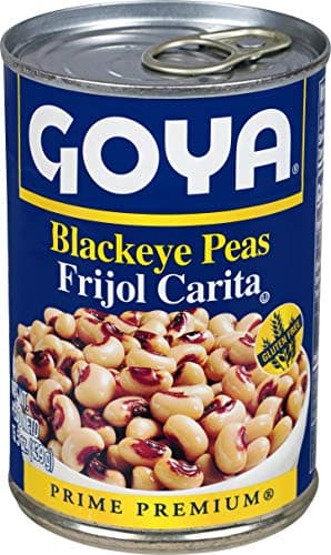 Goya Foods Canned Blackeye Peas, 15.5 Ounce