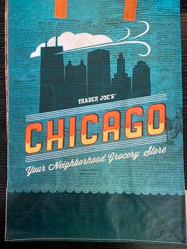 TJS Chicago Trader Joe's bag reusable shopping grocery tote eco
