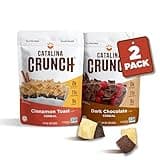 Catalina Crunch Protein Cereal | Sugar Free Breakfast Cereal with 11g of Protein | Gluten Free, Keto Friendly | Variety Pack Cinnamon Toast & Dark Chocolate (Pack of 2)