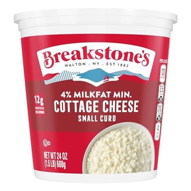 Breakstone's Small Curd Cottage Cheese with 4% Milkfat, 24 oz Tub