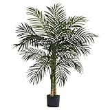 Nearly Natural 4ft. Golden Cane Palm Artificial Tree
