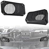 SAUTVS Under Dash Speaker Pods for Ranger XP 1000/Ranger 1000, Under Dashboard Speaker Enclosures Pods Holder for Polaris Ranger XP 1000/Crew XP 1000/Ranger 1000/Crew 1000 2018-2024 Accessories(2PCS)