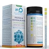 life2O DoubleCheck ✓✓ Protein and Microalbumin Urine Test Strips for Urinalysis (50ct), 50x More Dependable Urine Dipstick Testing