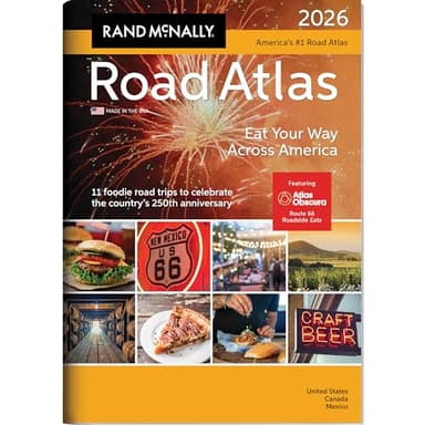 Rand McNally 2026 Road Atlas: United States, Canada, Mexico (Rand McNally Road Atlases)