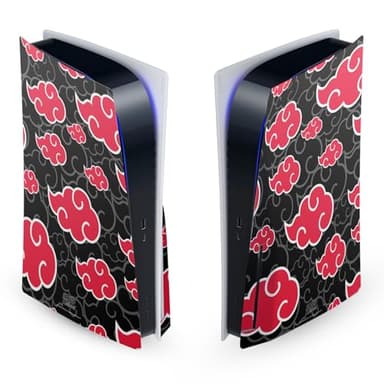 Head Case Designs Officially Licensed Naruto Shippuden Akatsuki Iconic Vinyl Faceplate Sticker Gaming Skin Decal Cover Compatible with Sony PlayStation 5 PS5 Disc Edition Console