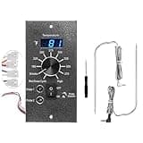 Digital Thermostat Kit for Traeger Control Panel Kit Parts Replacement, Upgrade Digital Thermometer Pro Controller Temperature Control Board for Traeger Pellet Grills, with Dual Meat Probes