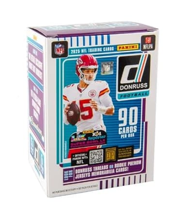 2025 Donruss Football Trading Cards Blaster Box (90 Cards) (Downtown)