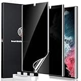 LK 2 Pack for Samsung Galaxy S22 Ultra Screen Protector [Not Glass] Anti-Spy, Anti-Scratch, Full Coverage, Privacy Flexible TPU Film for Galaxy S22 Ultra, HD Ultra-Thin, Case Friendly