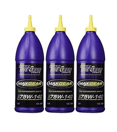 Royal Purple 01301 Max-Gear Synthetic Gear Lube Oil 75W-140 Pack of 3 Quarts by Royal Purple