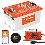 48V Lithium Golf Cart Battery, TEMGO 51.2 Volt 105Ah LiFePO4 Battery, Built-in Bluetooth 200A BMS, Includes 56.8V 18A Charger, APP Monitor, Perfect for Golf Carts