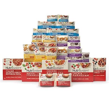 Nutrisystem® FROZEN Fast Five 7-Day Diet Kit, Helps Support Weight Loss, 28 Delicious Meals & Snacks Plus Chocolate Protein ProSync Shakes