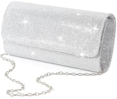 lovyoCoCo Evening Bag Clutch Purses for Women, Ladies Sparkling Party Handbag Wedding Bag