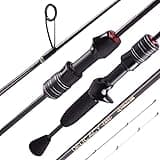 Mavllos Delicacy L.W 0.6-8g UL Fishing Rod Casting Spinning Rod Ultralight Carbon Fiber Hollow + Solid 2 Tips Bait Casting Rods (Casting)