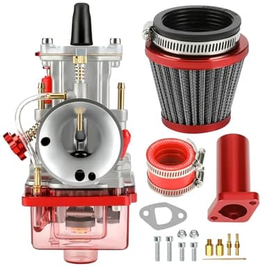 YOXUFA PWK 24mm Carburetor Intake Manifold Kit for Predator 212cc 196cc 200cc 6.5hp Engine Coleman CT200U BT200X KT196 Baja Warrior MB200 GX160 Mini Bike Go Kart Parts