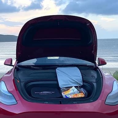 TESBEAUTY Camping Cooler Insulated Bags Water Tight Versatile Use Grocery Bags for Tesla Model Y Model X Frunk Organizer Two Bags Shoulder Straps Provided