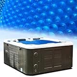 Hot Tub Bubble Blanket,16-mil 7x7 Foot Square Spa Cover Hot Tub Solar Cover, Heavy-Duty Heat Retaining Thermal Blanket.