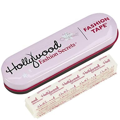 Hollywood Fashion Secrets Double Stick Fashion Tape, Seamless Style Support, Skin-Friendly Adhesive, for All Fabrics, 36-Strip Pack